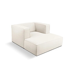 CXL by Christian Lacroix Méridienne "Muse" en bouclé beige