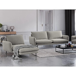 Cosmopolitan design Méridienne Vienna gauche - Gris clair