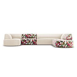 Cxl by christian lacroix canapé panoramique d'angle 7 places - Beige