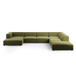 Cosmopolitan design canapé panoramique Arendal - Vert clair