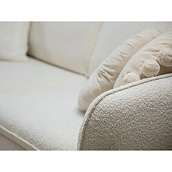 Cosmopolitan design Méridienne Vienna gauche - Noir bouclé pas cher