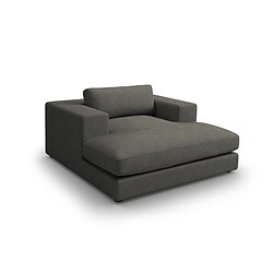 Cxl by christian lacroix méridienne velours - Gris foncé