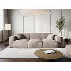 Cosmopolitan design Canapé Nolio 3 places droit - Beige
