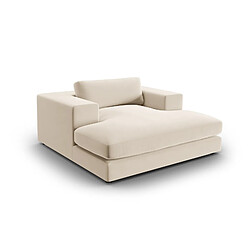 CXL by Christian Lacroix Méridienne "Tendance" en velours beige