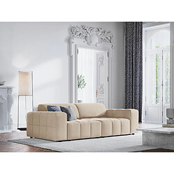 Cxl by christian lacroix Canapé droit 3 places Luc - Beige