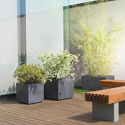 Acheter Jardinière auto-arrosante Deroma Anthracite 79 cm Plastique Rectangulaire