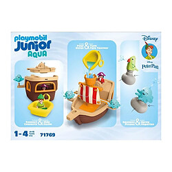 Playmobil® Playmobil Peter Pan et bateau pirate - Disney pas cher