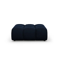Cosmopolitan design Pouf Sky en velours - Bleu roi