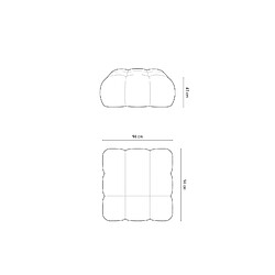 Avis Cxl by christian lacroix Pouf Killian - Noir