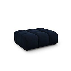 Cosmopolitan design Pouf Sky en velours - Bleu roi