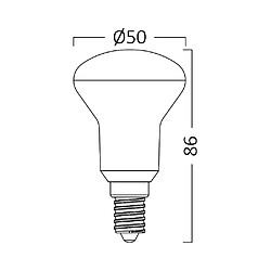 Avis Braytron Ampoule LED R50 E14 6W 3000K 550 lm