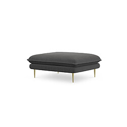 Cosmopolitan design Pouf Vienna - Gris foncé