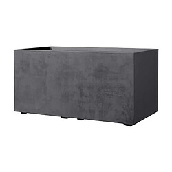 Deroma Millennium R Jardinière rectangulaire 79 cm anthracite