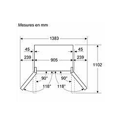 Bosch KFN96AXEA - Noir