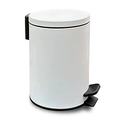 Poubelle de SDB - TODAY - UTILITY - 3 L - Ø 17 x x H 25 cm - Polypropylene - Soft White