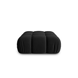 Cxl by christian lacroix Pouf Killian - Noir Pouf en velours - mousse haute densité - forme carrée