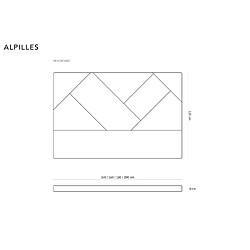 Avis Cxl by christian lacroix tête de lit Alpilles - Bleu marine