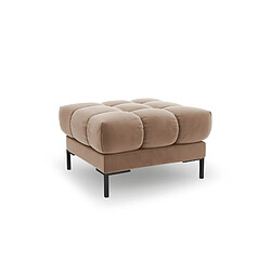 Cosmopolitan design Pouf Bali en velours - Beige