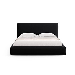 Avis Cosmopolitan Design Lit coffre avec tête de lit "Colonel" 140x200cm en velours noir