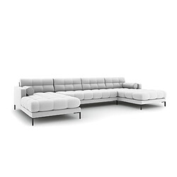 Cosmopolitan design Canapé panoramique Bali - Gris clair