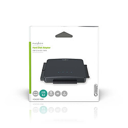 Nedis Adaptateur Disque Dur USB 3.2 Gen1 pour Disques IDE et SATA 2.5 et 3.5'' Noir pas cher