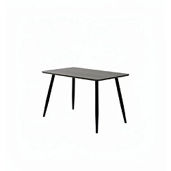 Homy france Table à manger industrielle - Chêne marron