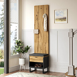 Okwish vestiaire d'entrée avec banc - Bois