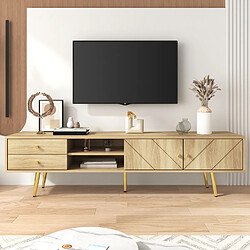 Avis Okwish Meuble TV moderne - Brun