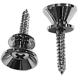 EZ2397C Attache-courroie type Stratocaster avec vis (lot de 2) Yellow Parts