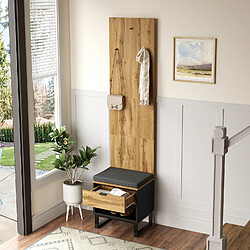 Okwish vestiaire d'entrée avec banc - Bois