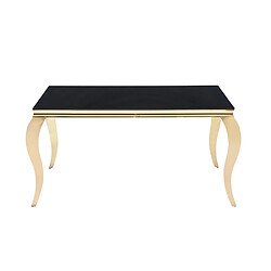 Homy france table à manger baroque - Noir