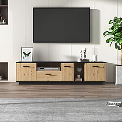 Avis Okwish Meuble TV buffet LED - Noir