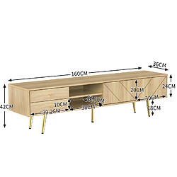Acheter Okwish Meuble TV moderne - Brun