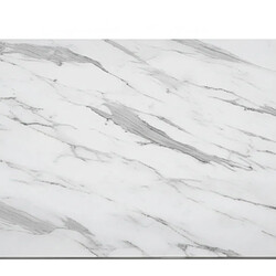 Acheter Homy france table à manger rectangulaire - marbré blanc