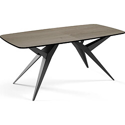 Wfl group Table Trax à manger - Chêne Cremona Cannolo