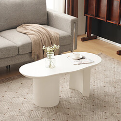 Okwish Table basse carrée - Blanc
