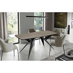 Wfl group Table Trax à manger - Chêne Cremona Cannolo