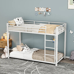 Avis OKWISH Lit superposé 90x200 cm Lit haut - Blanc