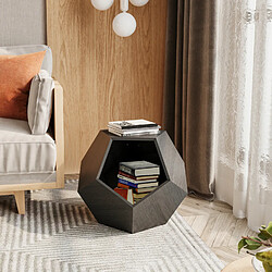 OKWISH Meuble transport animaux, salon/chambre, noir/marron