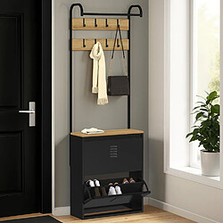 Idmarket Vestiaire d'entrée ESTER meubl