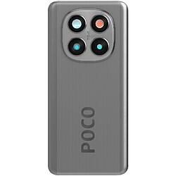 Xiaomi Vitre arrière pour Xiaomi Poco X7 Original Service Pack Argent