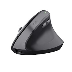 Souris USB sans fil Trust - Design ergonomique - Voyants LED - 6 boutons - Noir