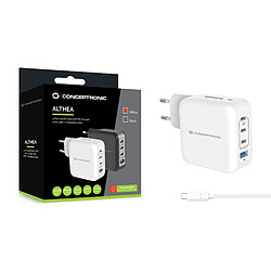 Avis Conceptronic ALTHEA18W chargeur d'appareils mobiles Universel Blanc Secteur Charge rapide Intérieure