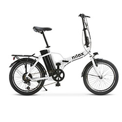 Vélo Électrique Nilox eBike J1 Pro Blanc 250 W 9600 mAh 20"