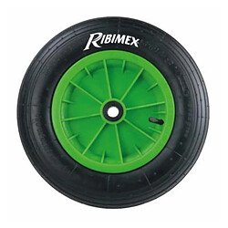 Ribimex Roue gonflable 360 alésage 20mm pour brouette