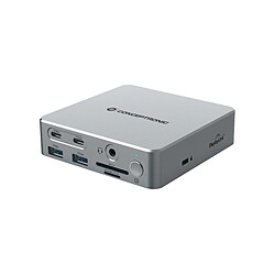 Conceptronic DONN25G station d'accueil Avec fil USB 3.2 Gen 2 (3.1 Gen 2) Type-C Argent