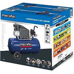 Avis Compresseur - MECAFER - 425794 - Bleu - 50 L - 2 CV - 8 bar