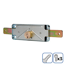 Verrouillage EDM 85260 Acier 154 x 59 mm Volet Encastrer