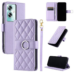 Avis Flip Étui Pour OnePlus Nord N30 SE 5G Sangle de poignet Titulaire de fentes pour cartes Cuir PU Magnétique Protecteur GANGXUN Violet