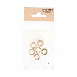 Rondelles EDM OV02 Ovale Charnières Laiton Ø 14 mm 14 x 9 x 2 mm